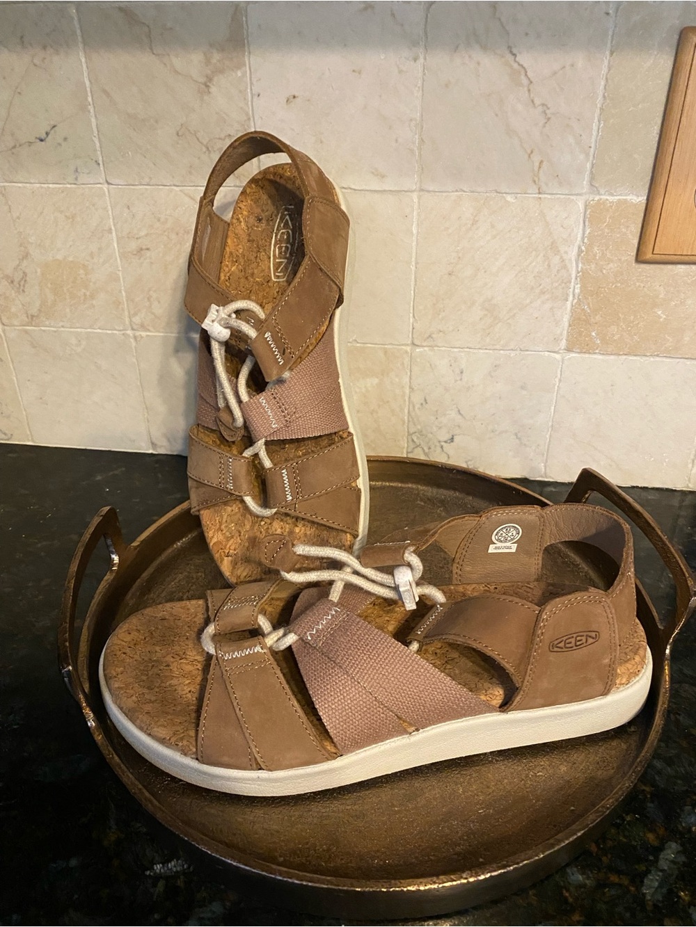Keen Women's Tan Brown Strappy Sport Sandals